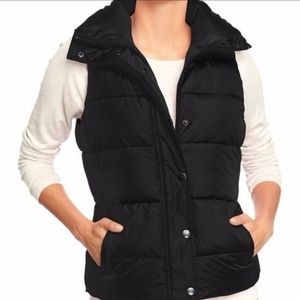 Old Navy Black Puffer Vest